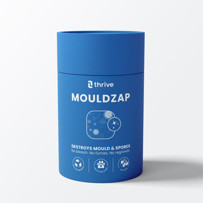 MOULDZAP mould remover tub — front view, destroys mould and spores